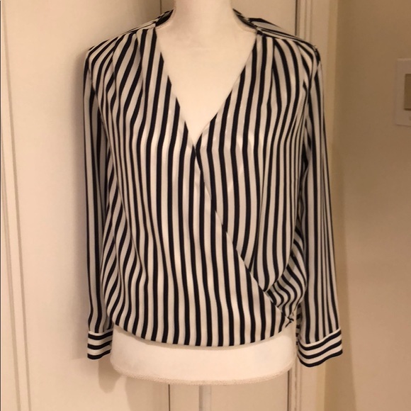 H M Tops Drape Blouse Poshmark